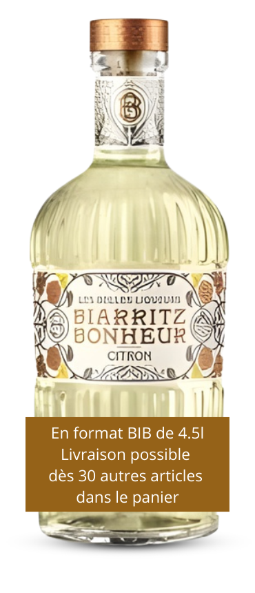 Distillerie Sugarra, BIB Citron Biarritz Bonheur  450 cl